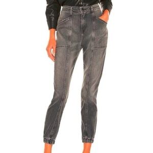 Jonathan Simkhai Standard Wiley Loose Jogger Jean In Medium Pebble